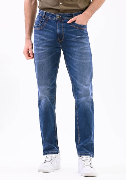 Enorsia Authentic Straight Leg Jeans