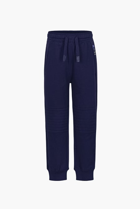 Boys Navy Cold Cap Embalishment Jogger(6yrs-11yrs)