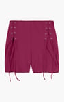 Womens Draw Cord Details Boxy Shorts
