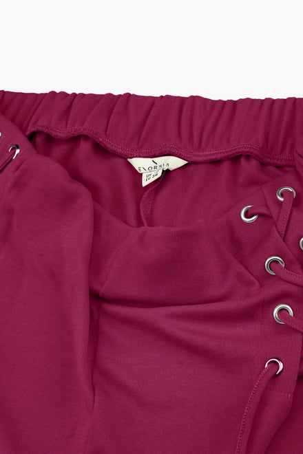 Womens Draw Cord Details Boxy Shorts