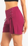 Womens Draw Cord Details Boxy Shorts