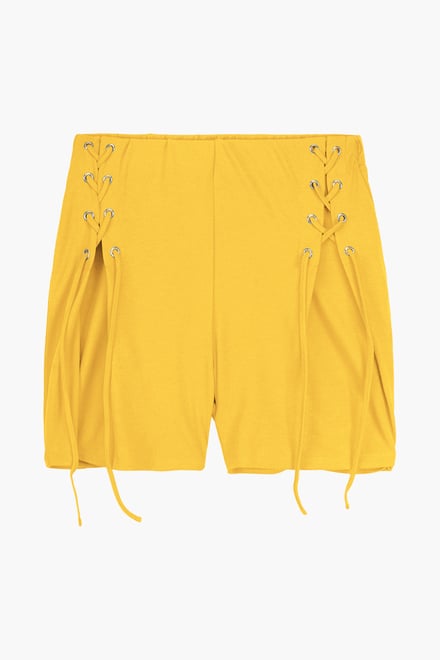 Womens Draw Cord Details Boxy Shorts