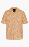 Men's Pencilled Revere Collar Short Sleeve Shirt | Enorsia