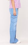 Relaxed Utility Side Slit Jeans