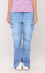 Relaxed Utility Side Slit Jeans