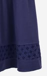 Girls Halter Neck Lace Trim Jersey Dress (5/6yrs - 10/11yrs)