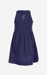 Girls Halter Neck Lace Trim Jersey Dress (5/6yrs - 10/11yrs)