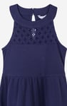 Girls Halter Neck Lace Trim Jersey Dress (5/6yrs - 10/11yrs)