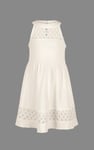 Girls Halter Neck Lace Trim Jersey Dress (5/6yrs - 10/11yrs)