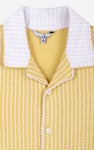 Boys Striped Jersey Seersucker Shirt (6yrs-11yrs)