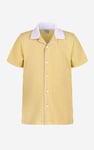 Boys Striped Jersey Seersucker Shirt (6yrs-11yrs)