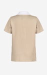 Boys Striped Jersey Seersucker Shirt (6yrs-11yrs)
