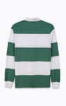 Colour Block Woven Collar L/S Polo Shirt