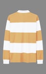 Colour Block Woven Collar L/S Polo Shirt