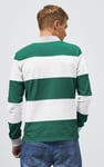 Colour Block Woven Collar L/S Polo Shirt