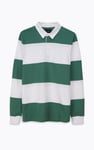 Colour Block Woven Collar L/S Polo Shirt