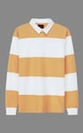 Colour Block Woven Collar L/S Polo Shirt