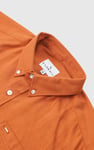 Mens Cotton Linen Roll-Up Sleeve Shirt