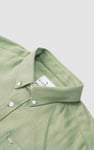 Mens Cotton Linen Roll-Up Sleeve Shirt