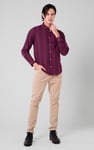 Mens Stripe Long Sleeve Shirt