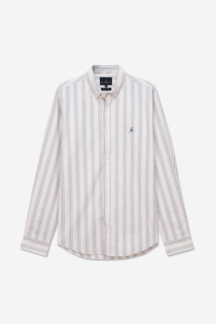 Mens Stripe Long Sleeve Shirt