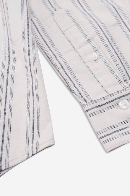Mens Stripe Long Sleeve Shirt
