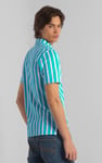 Short Sleeve Stripe Jersey Shirt