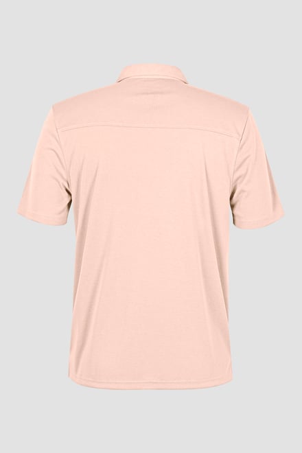 Mens Revere Collar Short Sleeve Jersey Shirt