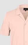 Mens Revere Collar Short Sleeve Jersey Shirt