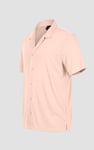 Mens Revere Collar Short Sleeve Jersey Shirt