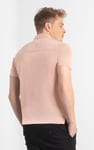 Mens Revere Collar Short Sleeve Jersey Shirt
