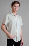 Jersey Searsucker Stripe Short Sleeve Shirt