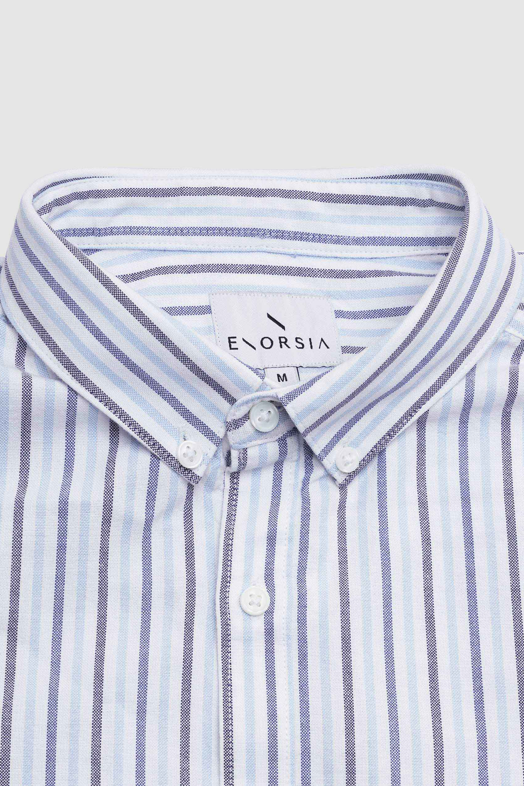 Stripe Short Sleeve Oxfrod Shirt