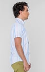 Stripe Short Sleeve Oxfrod Shirt