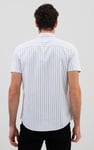 Stripe Short Sleeve Oxfrod Shirt
