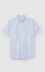 Stripe Short Sleeve Oxfrod Shirt