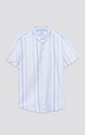 Stripe Short Sleeve Oxfrod Shirt