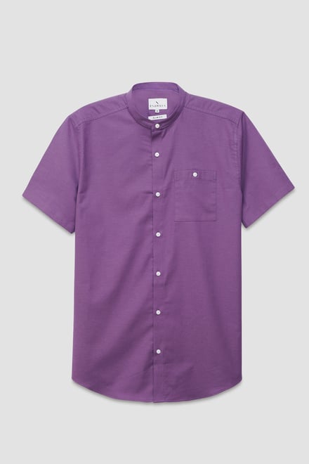 Men’s Cotton Short Sleeve Oxford Shirt | Enorsia