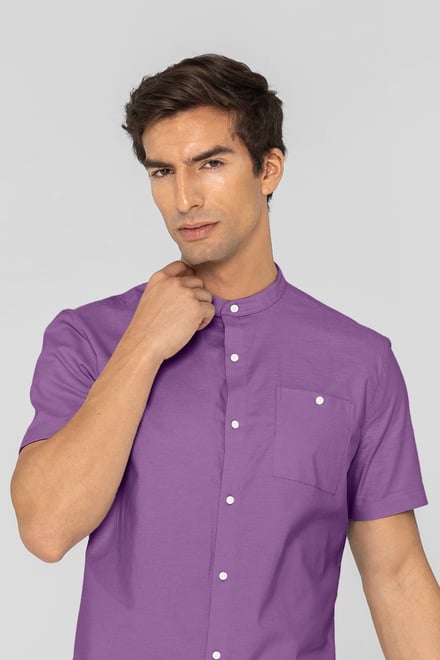 Men’s Cotton Short Sleeve Oxford Shirt | Enorsia