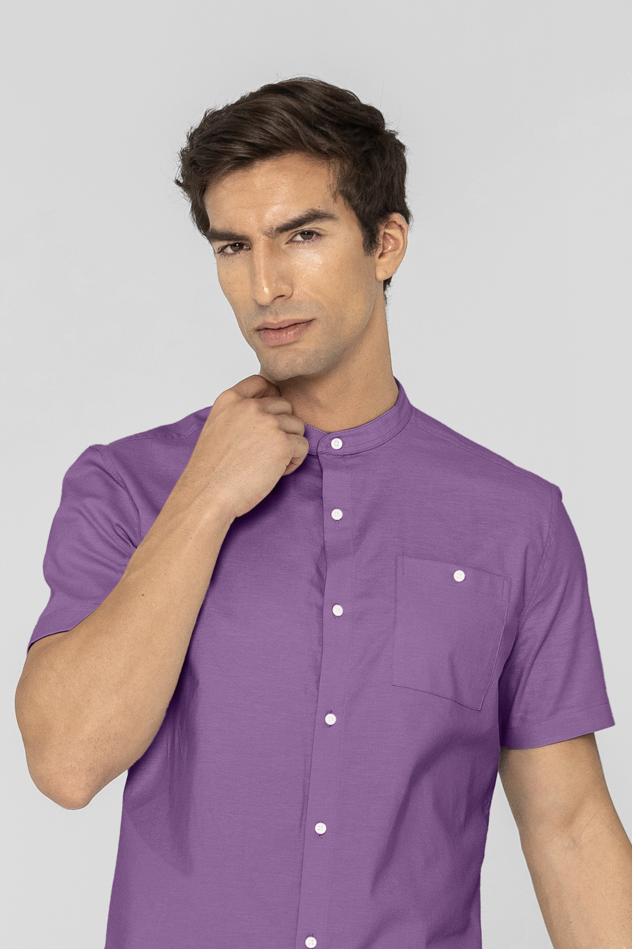 Men’s Cotton Short Sleeve Oxford Shirt | Enorsia