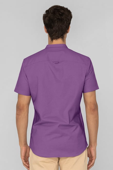 Men’s Cotton Short Sleeve Oxford Shirt | Enorsia