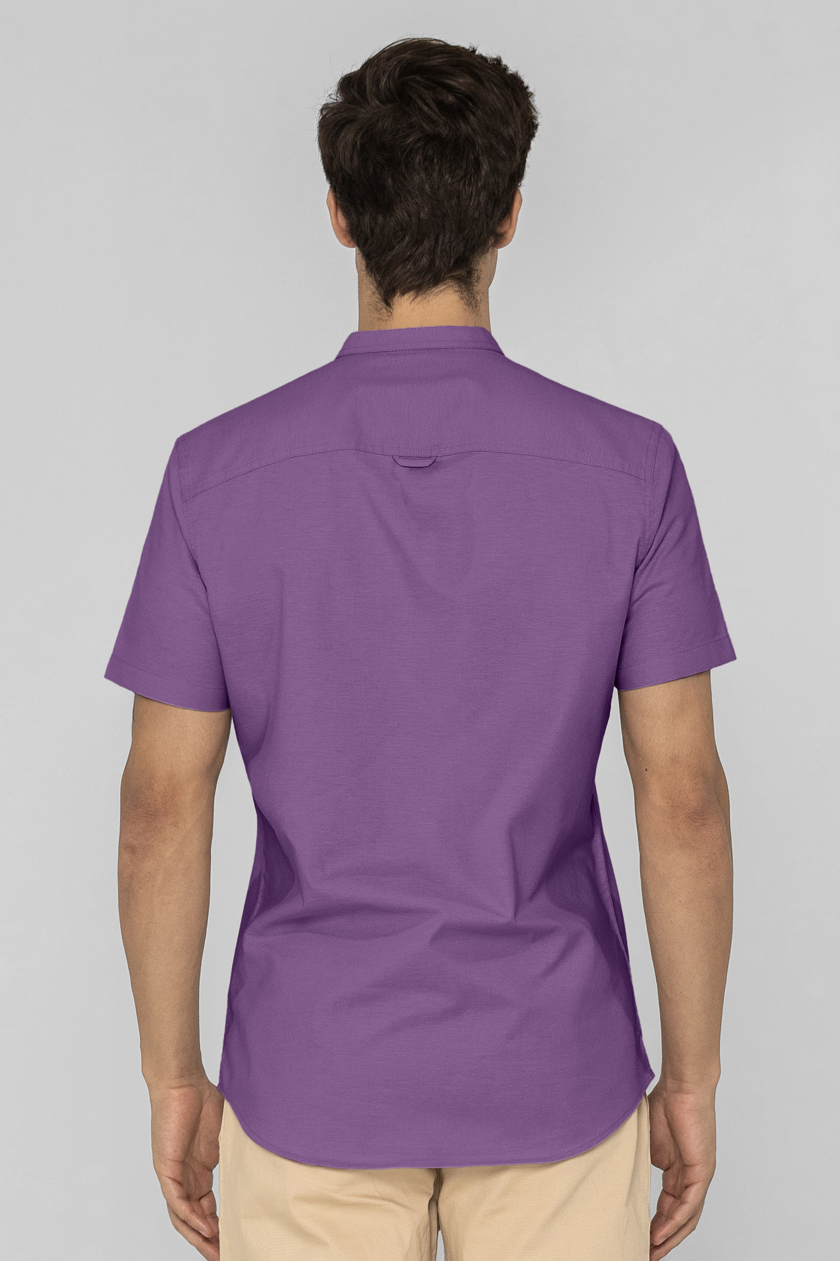 Men’s Cotton Short Sleeve Oxford Shirt | Enorsia