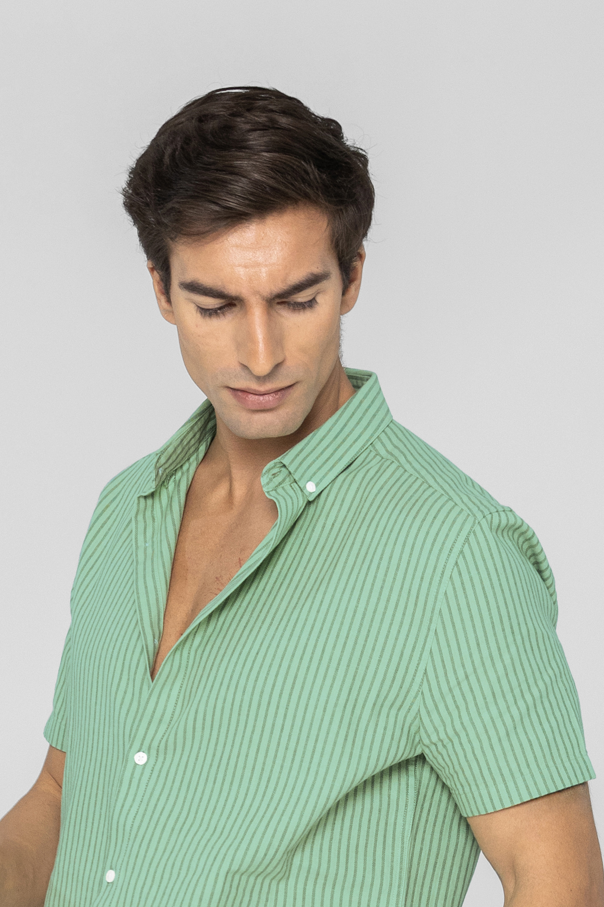 Stripe Short Sleeve Shirt