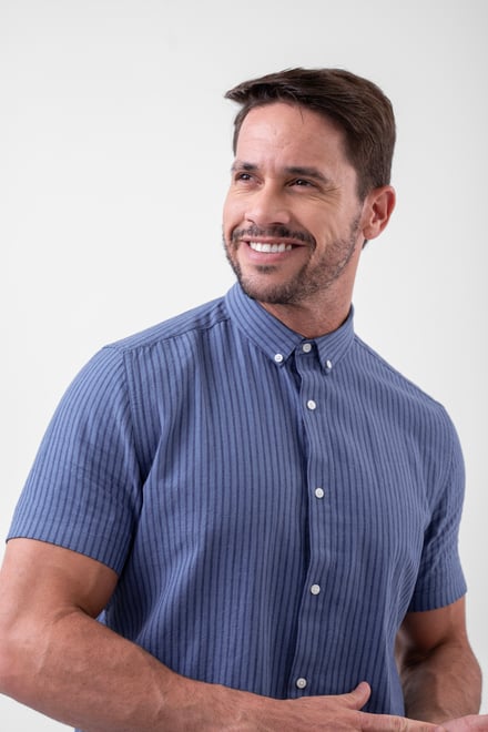 Stripe Short Sleeve Shirt