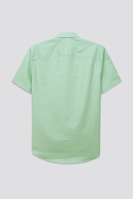 Mens Solid Short Sleeve Shirt