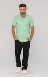 Mens Solid Short Sleeve Shirt
