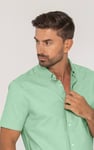 Mens Solid Short Sleeve Shirt