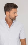 Mens Solid Short Sleeve Shirt