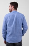 Band Collar Linen Shirt