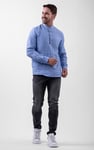 Band Collar Linen Shirt